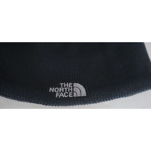 The North Face Unisex O/S Gray Bones Recycled Beanie w/Interior Fleece Ear Band - Picture 2 of 6